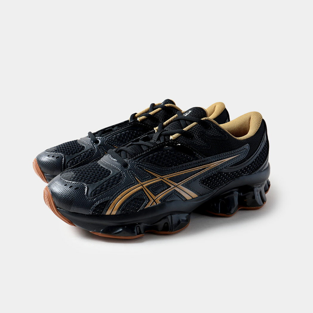 asics × Kiko Kostadinov アシックス ゲルクォンタム スニーカー GEL-QUANTUM ZIENTZIA BLACK/BROWN ( コラボ ブラック ゴールド 黒 メンズ 1201A869-001 )