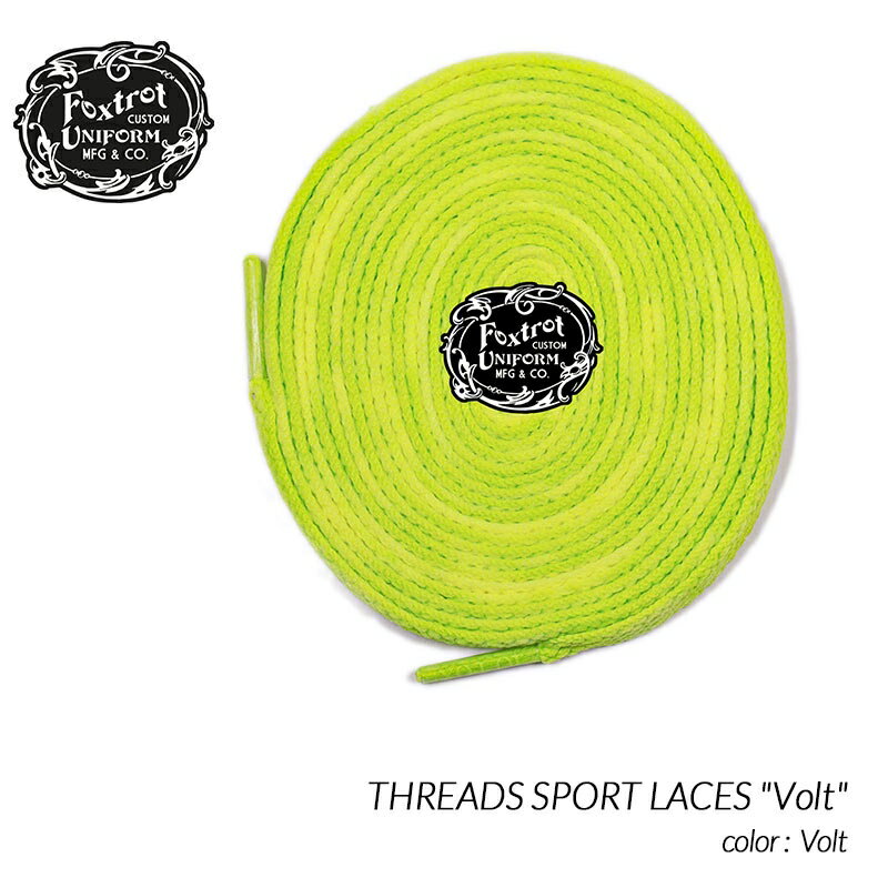 Foxtrot Uniform THREADS SPORT LACES Volt�ե��å����ȥ��å� ��˥ե����� ���塼�졼�� ���ˡ����� ( 120cm 17...