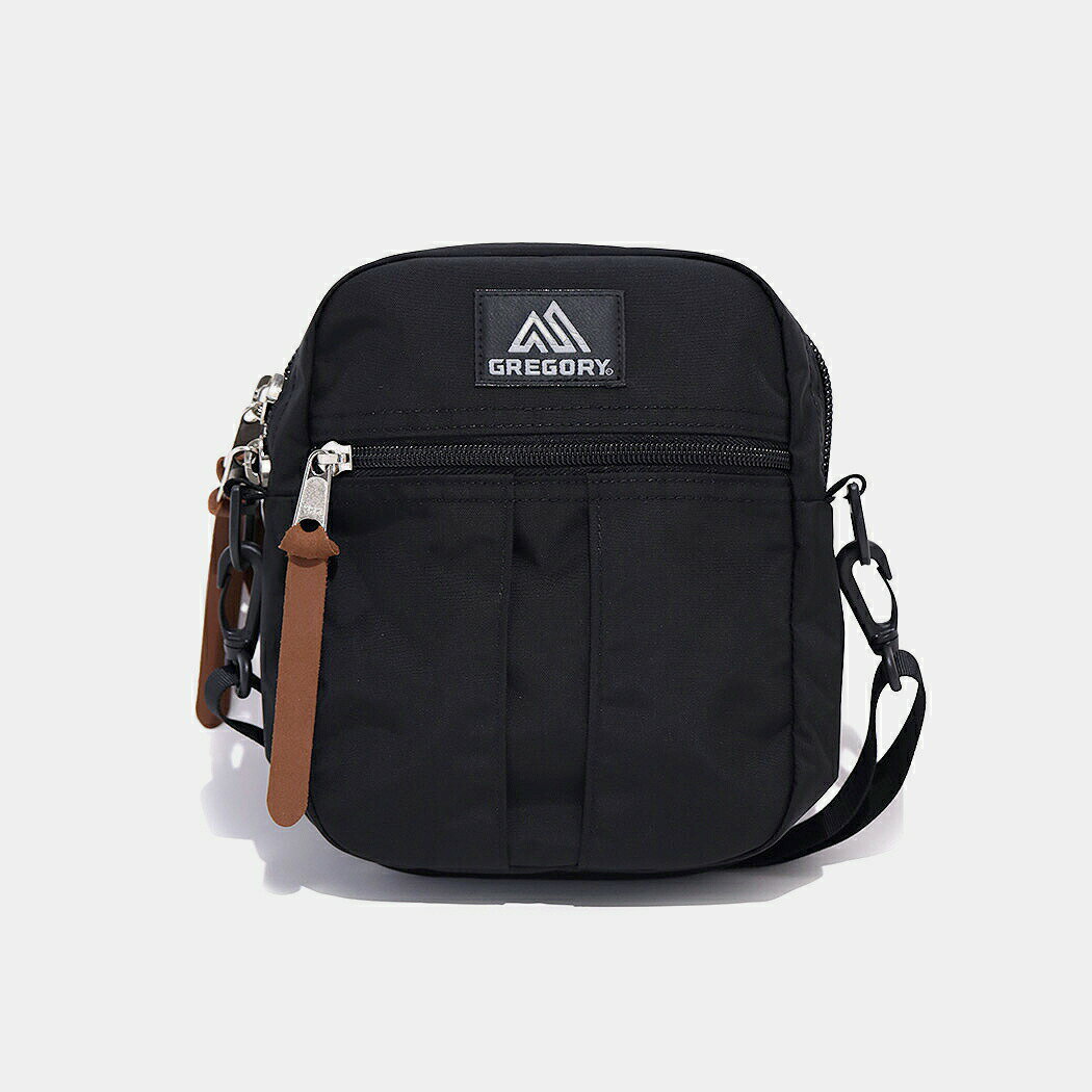 【10%OFFクーポン配布中！】GREGORY グレゴリー ショルダーバッグ クイックポケットL バッグ QUICK POCKET L CORDURA BALLISTIC BLACK ( ナイロン ブラック 黒 鞄 かばん 1254151041LBLACK )