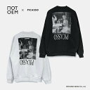 NOT OEM ピカソ ワークフォト スウェット トップス Picasso Work Photo/SW BLACK/ASH GRAY ノット オーイーエム ( ...