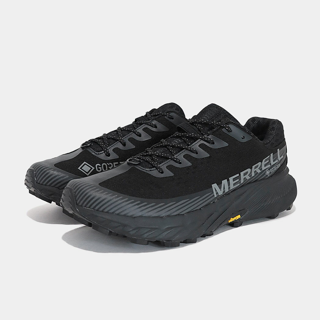 MERRELL メレル GORE-TEX AGILITY PEAK 5 アジリティーピーク5 ゴアテックス スニーカー BLACK ( ブラック 黒 撥水 防水 アウトドア メンズ J067745 )
