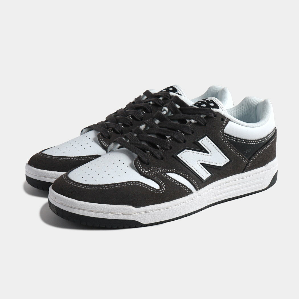 樂天商城 - 海外限定 NEW BALANCE ニューバランス ヌメリック 480 スニーカー NM480BAB BLACKCEMENT/WHITE ( 日本未発売 ホワイト ブラック 黒 メンズ スケートシューズ SKATE ローテク )
