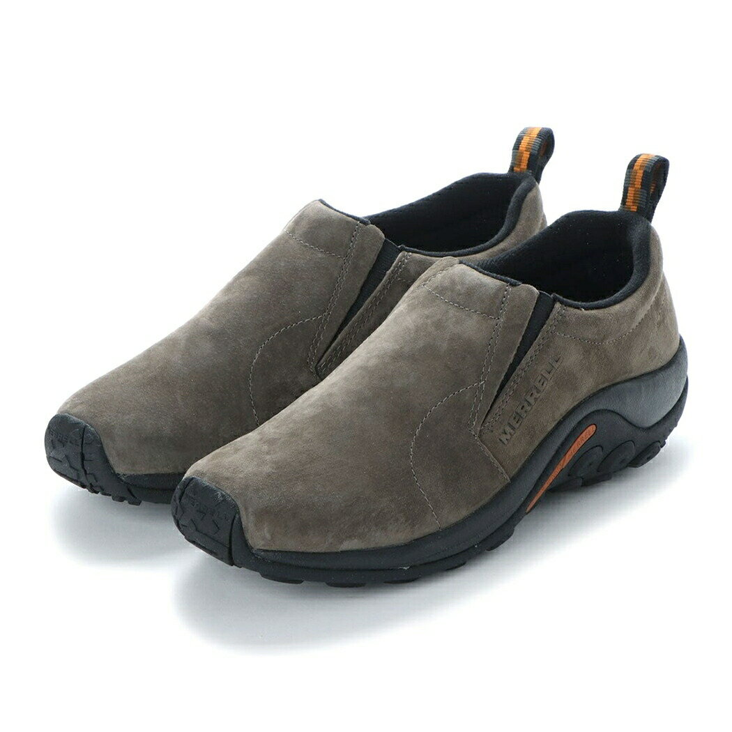 【10%割引実施中！】MERRELL JUNGLE MOC GUNSMOKE メレル ジャングルモック シューズ スニーカー ( ガンスモーク 茶 ブラウンベージュ スエード メンズ 国内正規品 J60787 )