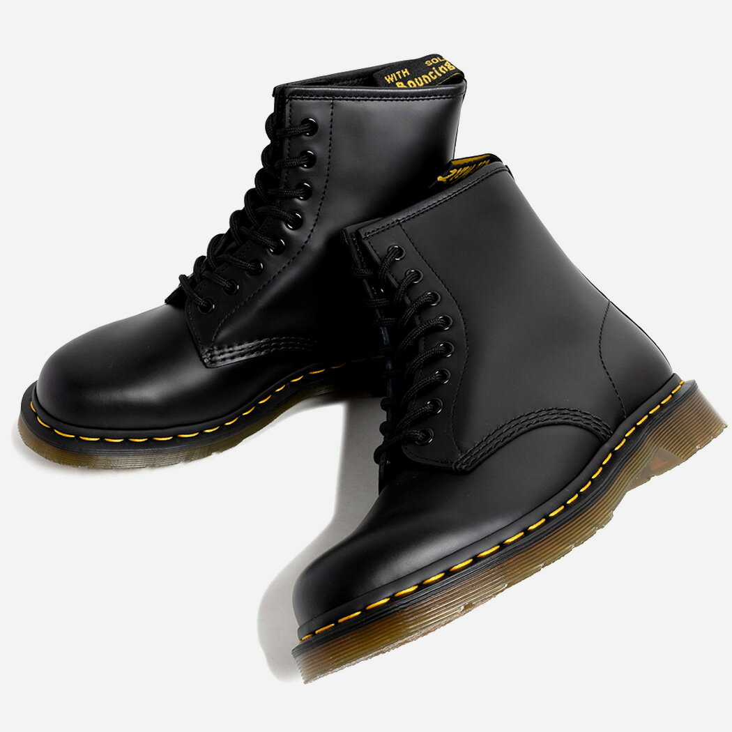 Dr.Martens ドクターマーチン 1460 8 EYE BOOTS 8ホール ブーツ BLACK ( ブラック 黒 レースアップ メンズ レディース レザーブーツ 10072004 )