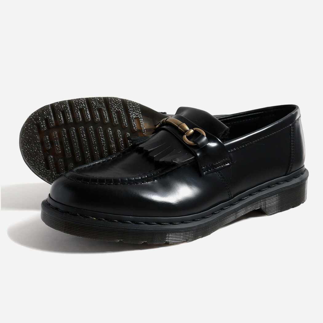 Dr.Martens ドクターマーチン エイドリアンスナッフル ローファー 革靴 ブーツ ADRIAN SNAFFLE BLACK ( ブラック 黒 メンズ レディース ビット R32102001 )