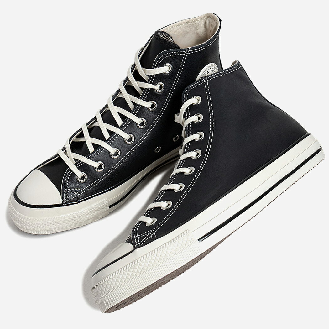 CONVERSE ALL STAR AGED WAXEDLEATHER HI BLACK コンバース オールスター レザー エイジド ワックスド レザー スニーカー ( 革 メンズ レディース ヴィンテージ 31316560 )