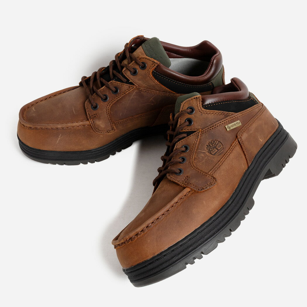TIMBERLAND HERITAGE GTX MOC TOE MID BROWN ティンバーランド ブーツ ヘリテージ ゴアテックス モックトゥ ミッド ( GORE-TEX ブラウン 茶色 レザー フィールドブーツ メンズ 37042-214 )