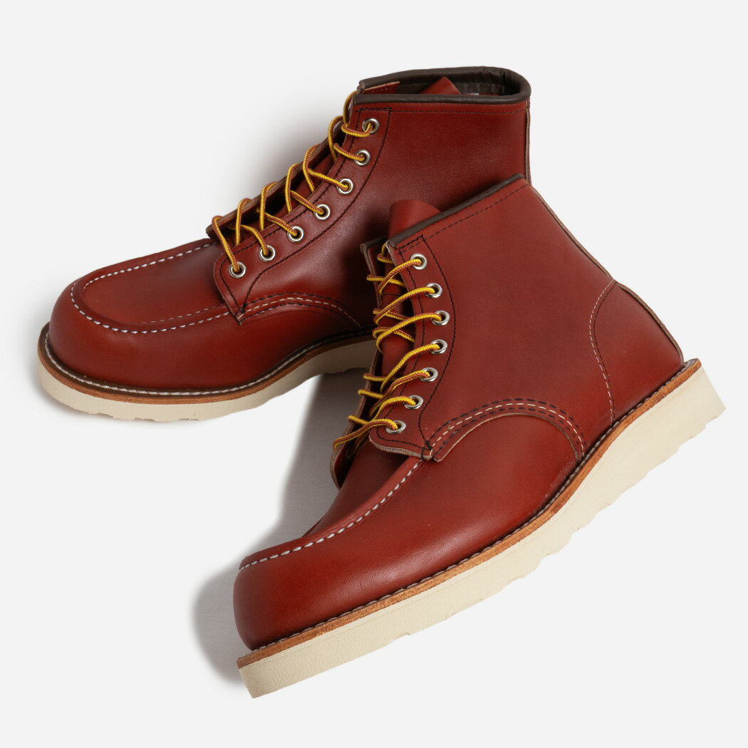 RED WING 6-INCH CLASSIC MOC ORO-RUSSET PORTAGE レッドウィング ブーツ 6インチ クラシックモック ( レッド 赤 レザーブーツ レースアップ アメカジ USA製 アメリカ製 メンズ メンズ レディース 08875-1 )