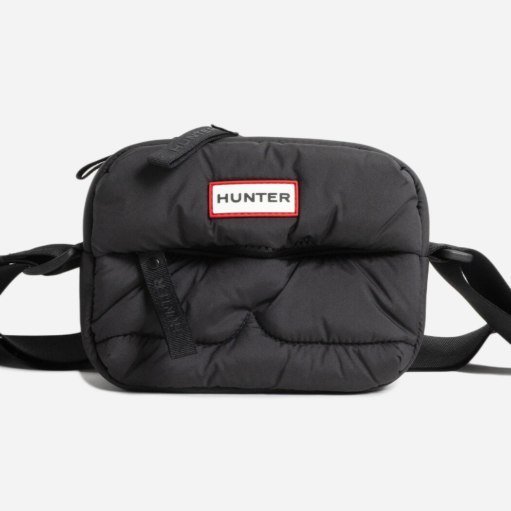 HUNTER ハンター ミニ クロスボディ バッグ ショルダーバッグ パファー INTEREPOD EXTRA PUFFER MINI CROSSBODY BLACK ( かばん ナイロン メンズ レディース UBX2238CPEBLK )