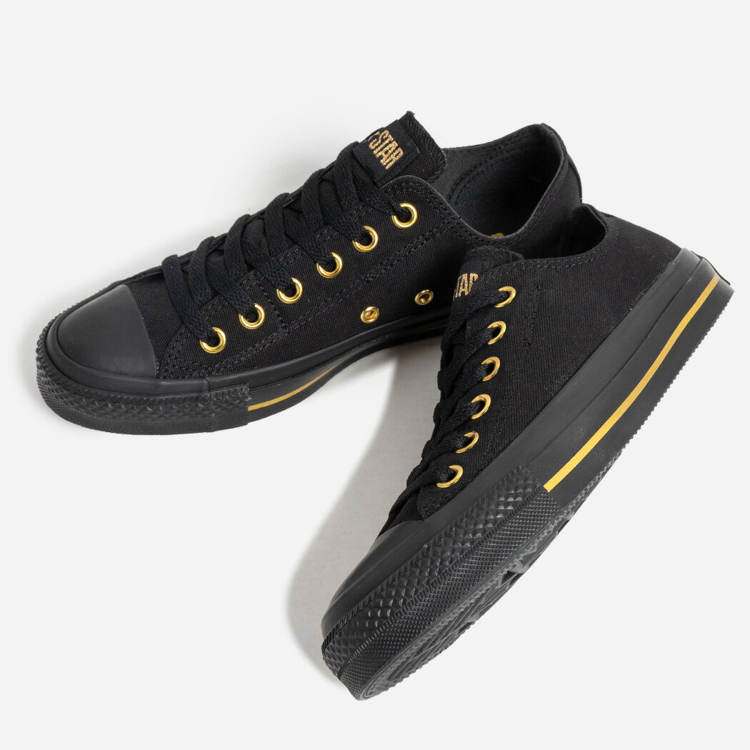 CONVERSE ALL STAR GOLDSTRIPE SLIP OX BLACK コンバース スリッポン スニーカー オールスター ゴールドストライプ スリップ ( ローカット メンズ レディース 31316641 )