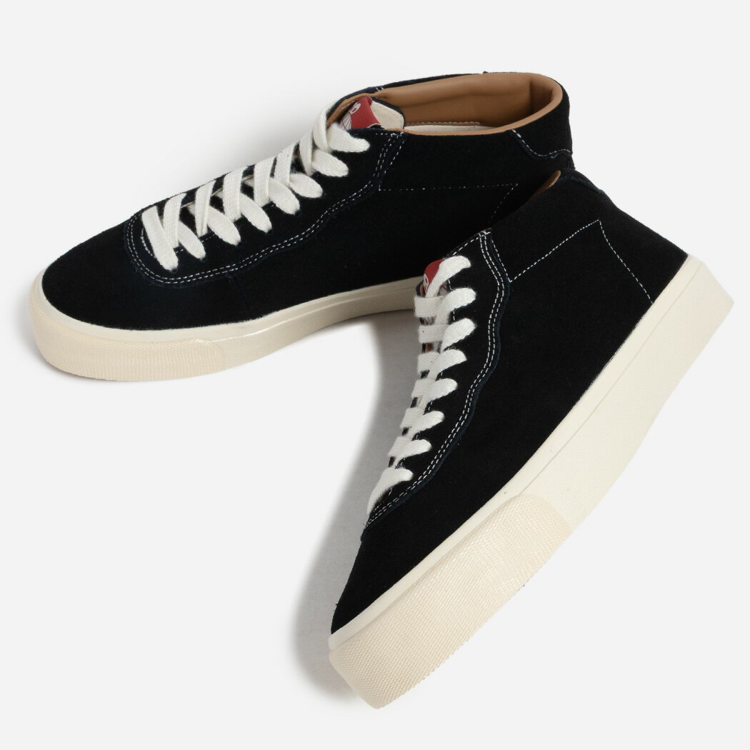 樂天商城 - LAST RESORT AB ラストリゾート VM001 MID ミッド スニーカー BLACK/WHITE ( ブラック 黒 ハイカット レザースニーカー メンズ SKATE スケート VM001MIDBKW )