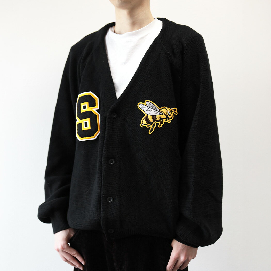 NIKE SB SB カレッジ SKATE COLLEGIAL BLACK ナイキ カーディガン トップス ニット ( パッチ ワッペン オーバーサイズ ニット...