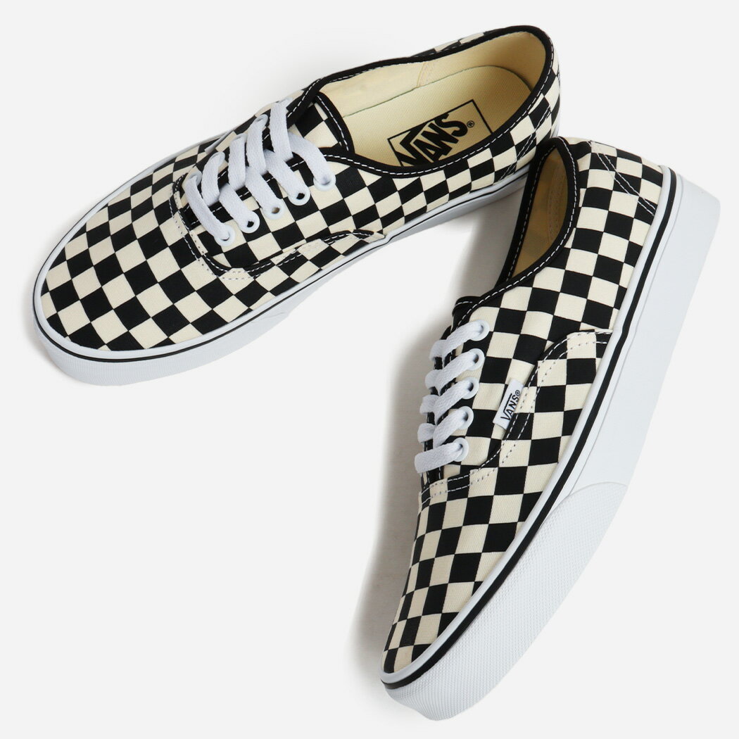 Rakuten - 【ポイント10倍】VANS バンズ オーセンティック スニーカー AUTHENTIC PRIMARY CHECK BLACK ( ヴァンズ ブラック 黒 チェッカー メンズ VN000EGAY28 )
