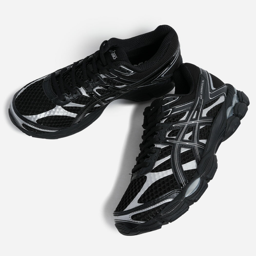 asics アシックス GEL-CUMULUS 16 ゲル キュムラス 16 スニーカー BLACK/BLACK ( ブラック 黒 レディース メンズ 1203A733-002 )
