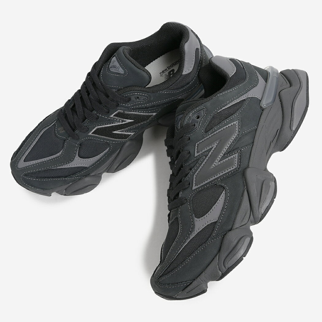 NEW BALANCE ニューバランス 9060 スニーカー U906079E BLACK/CASTLEROCK ( ブラック 黒 レザー ヌバック 1906 990 991 992 993 )