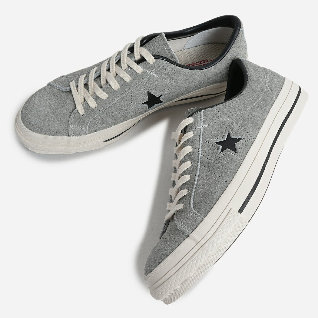 CONVERSE ONE STAR J SUEDE MADE IN JAPAN GREY コンバース ワンスター スエード スニーカー グレー 日本製 ローテク メンズ レディース 33702500