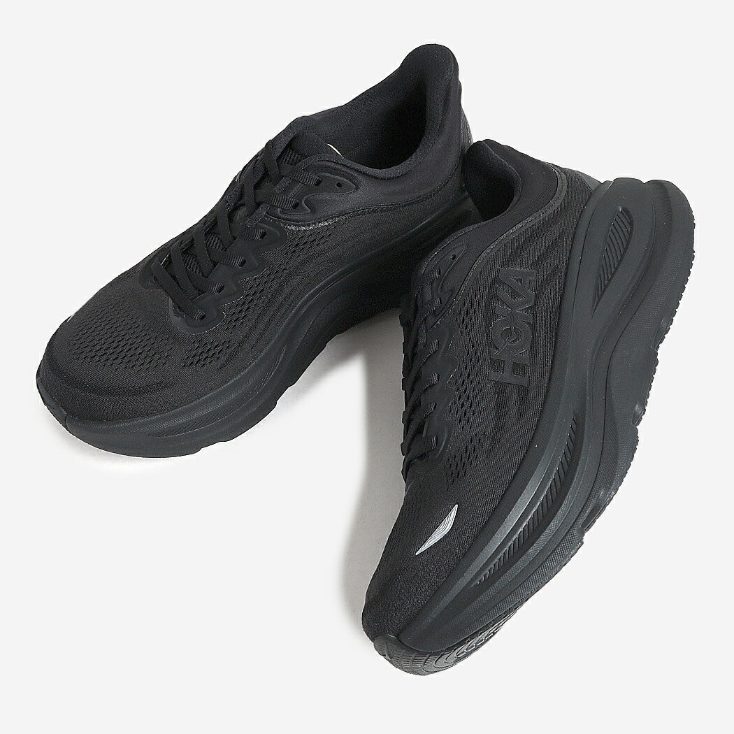 Rakuten - HOKA ONE ONE ホカオネオネ ボンダイ ランニング スニーカー BONDI 9 BLACK ( 黒 ブラック メンズ レディース ウィメンズ 1162011 BBLC )