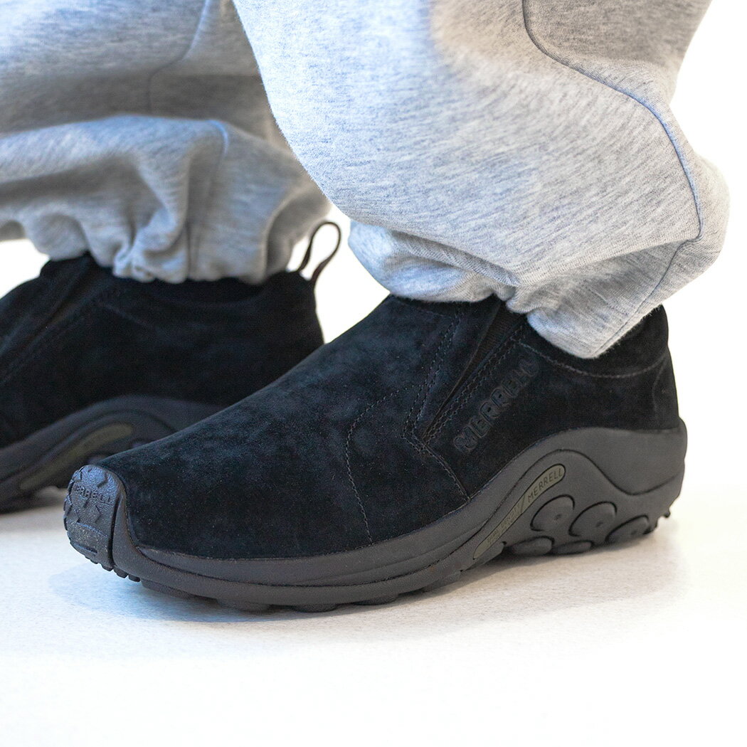 樂天商城 - MERRELL JUNGLE MOC MID NIGHT メレル ジャングルモック シューズ スニーカー ( 紺 ネイビー NAVY スエード メンズ 国内正規品 J60825 )