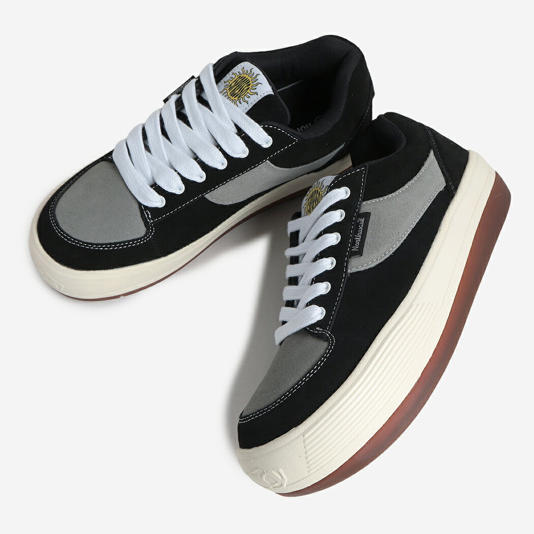 Rakuten - NORTHWAVE ノースウェーブ エスプレッソ スエード スニーカー ESPRESSO SUEDE BLACK/GREY ( 黒 ブラック グレ メンズ レディース ボリュームソール 厚底 国内正規品 NW-001 )