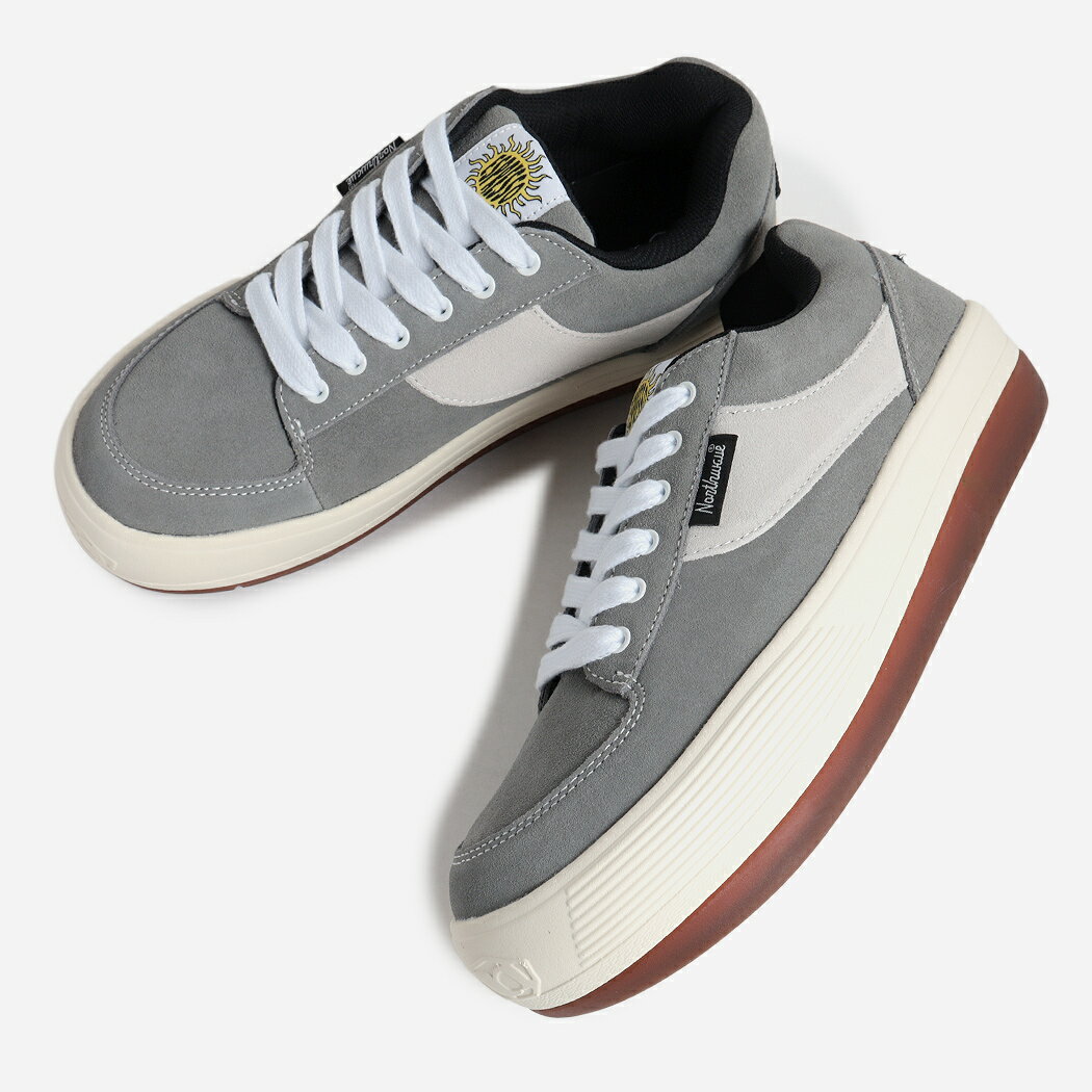 Rakuten - NORTHWAVE ノースウェーブ エスプレッソ スエード スニーカー ESPRESSO SUEDE GREY/WHITE ( グレー 白 ホワイト メンズ レディース ボリュームソール 厚底 国内正規品 NW-001 )