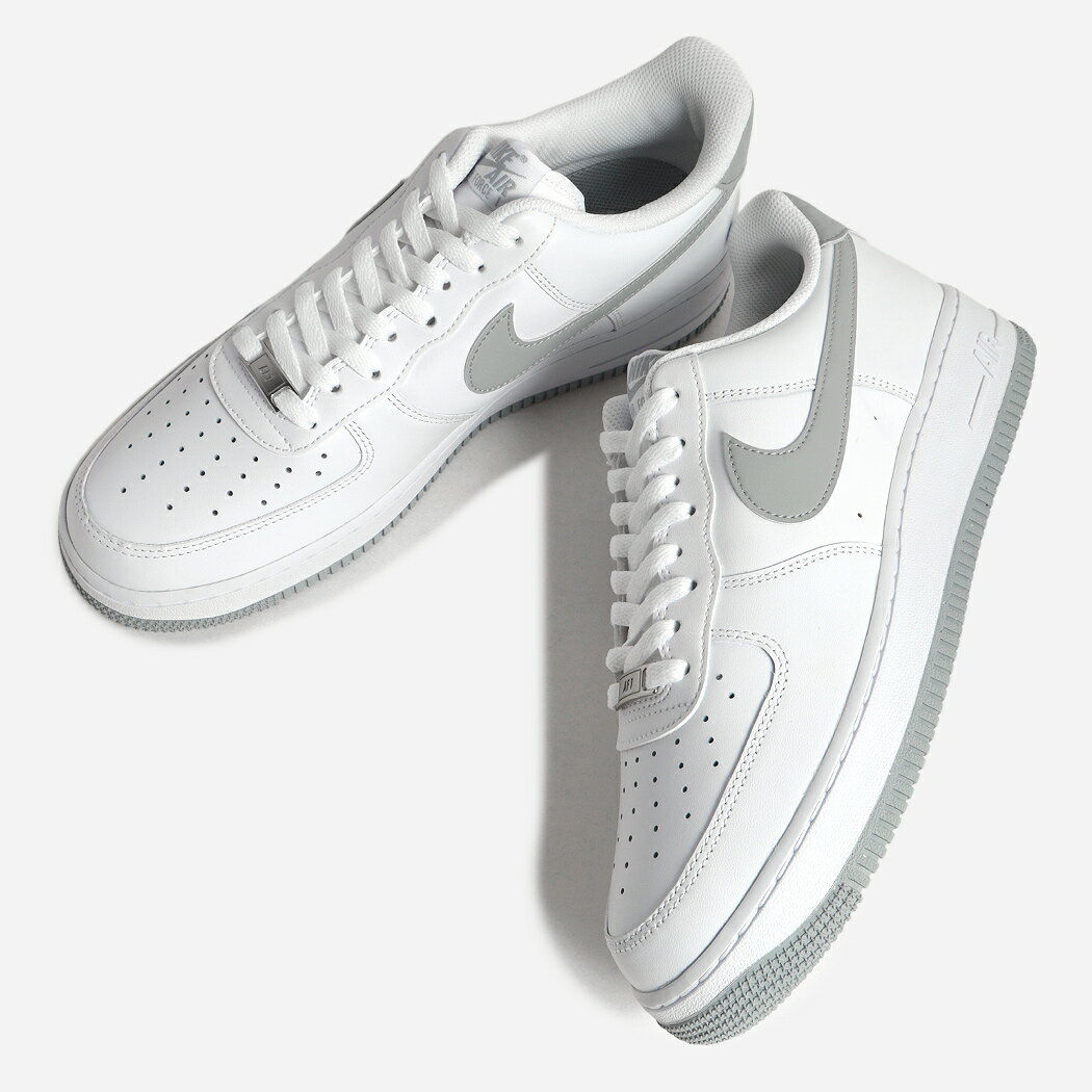 NIKE AIR FORCE 1 '07 "White Light Smoke Gray"ナイキ エアフォース スニーカー ( 白 ホワイト グレー 灰色 AF1 FJ4146-100 )
