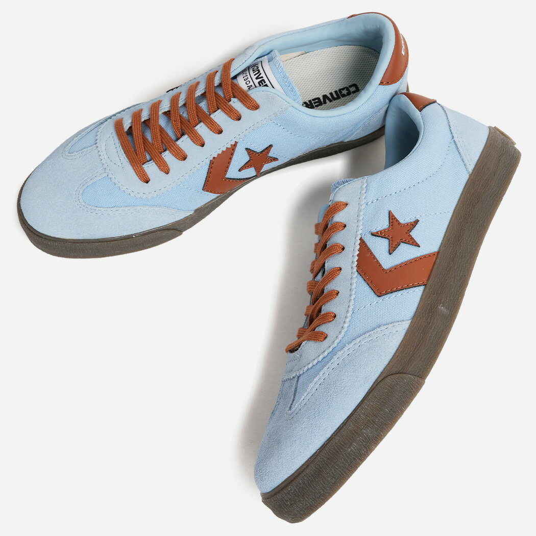 樂天商城 - CONVERSE コンバース ロードクラシック スニーカー ROAD CLASSIC SK OX LIGHTBLUE BROWN ( 水色 ブルー ブラウン ローテク メンズ レディース 33702660 )
