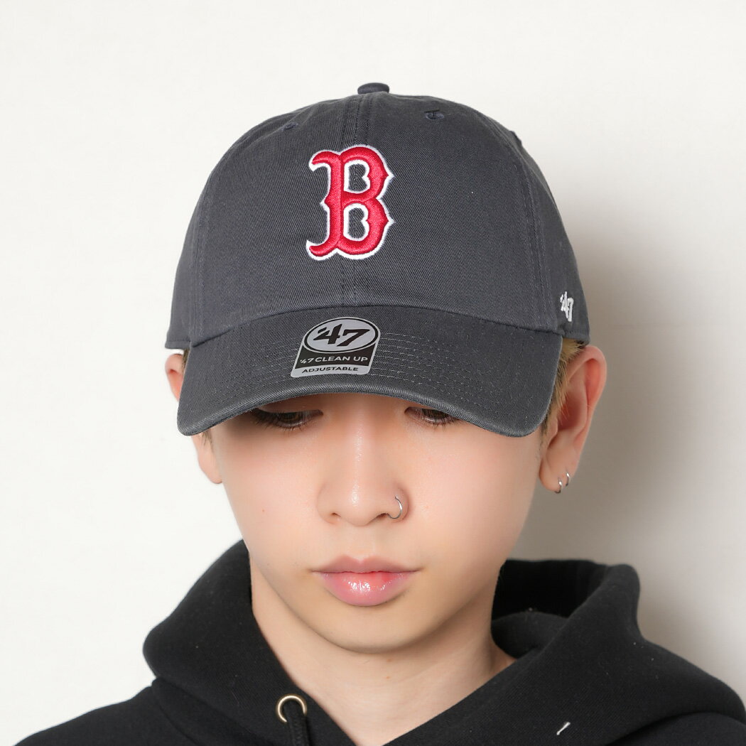 Rakuten - 47 CLEAN UP クリーンナップ 帽子 キャップ ボストン レッドソックス CAP BOSTON RED SOX VINTAGE NAVY MLB ( ベースボールキャップ 刺繍 14751235 )