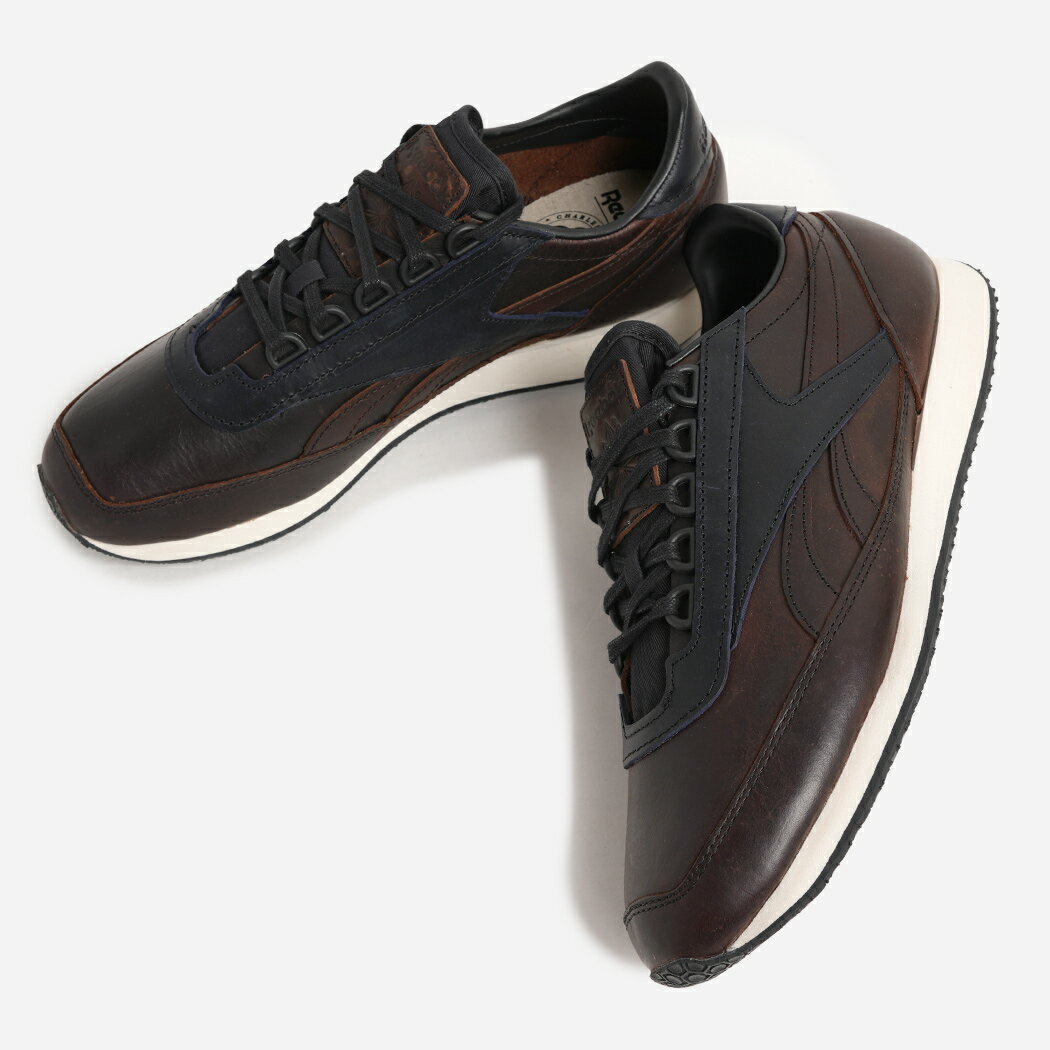 樂天商城 - REEBOK リーボック CAMARGUE CF STEAD カマルグ ステッド スニーカー BROWN NAVY CHALK ( レザー ブラウン 茶色 ネイビー クラシック エイジング メンズ レディース 100247595 )