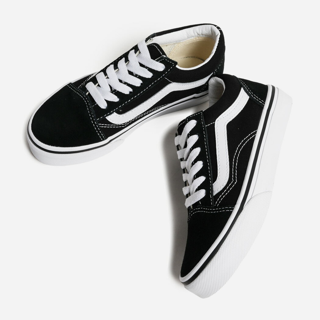 Rakuten - VANS ヴァンズ キッズ オールド スクール OLD SKOOL K スニーカー BLACK WHITE ( ブラック 黒 入学式 子供 KIDS ジュニア 小学生 オースク バンズ KIDS VN000W9T6BT )
