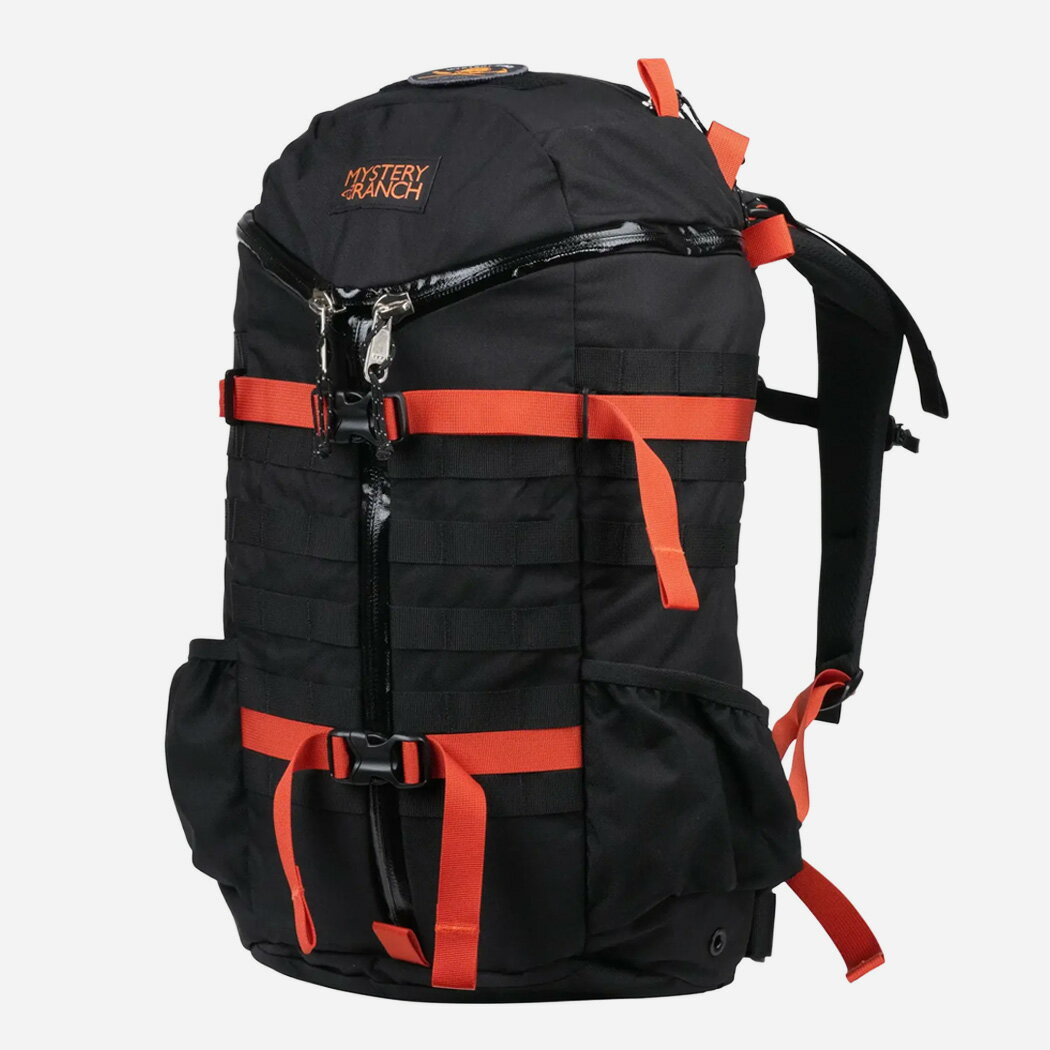 GREGORY - MYSTERY RANCH ミステリーランチ 27L バックパック リュック バッグ 2 DAY ASSAULT BACKPACK BAG WILDFIRE BLACK ( 鞄 ミリタリー A4対応 ブラック オレンジ メンズ 111183-008 )