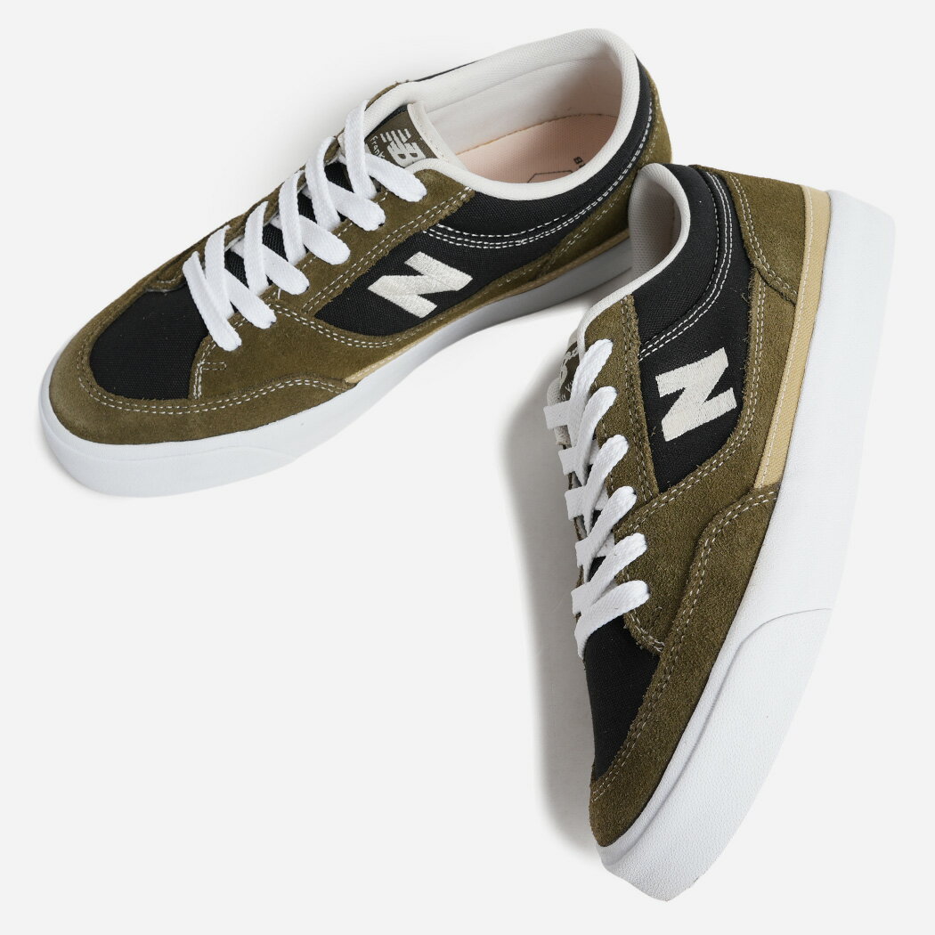 NEW BALANCE ニューバランス ヌメリック 417 スニーカー NUMERIC Franky Villani NM417LBN WOODLAND ( カーキ 黒 メンズ スケート SKATE )