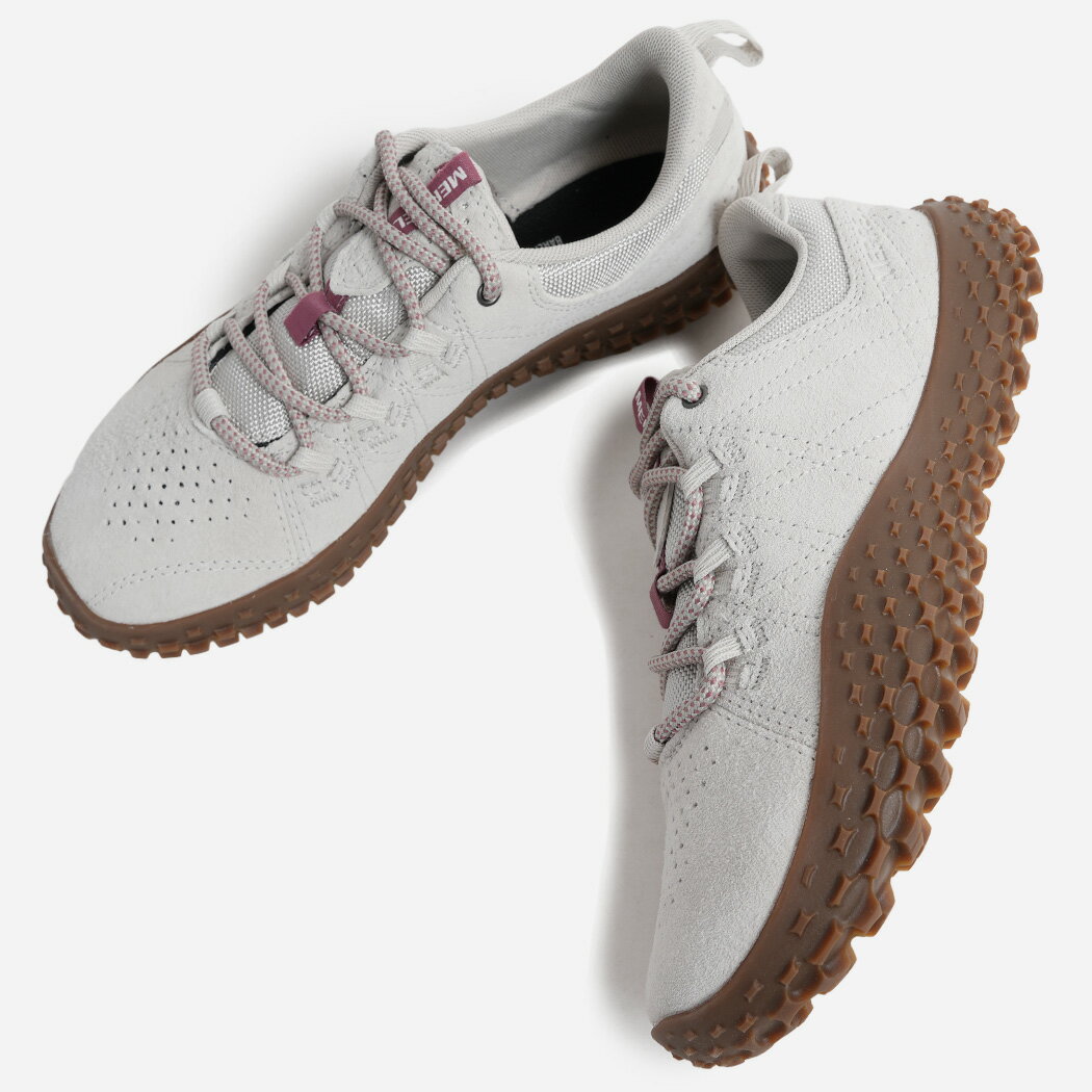 MERRELL W WRAPT BIRCH メレル ウィメンズ ラプト スニーカー 白 ホワイト ベージュ ( ベアフットシューズ ハイキング アウトドア レディース メンズ 裸足感覚 J036004 )