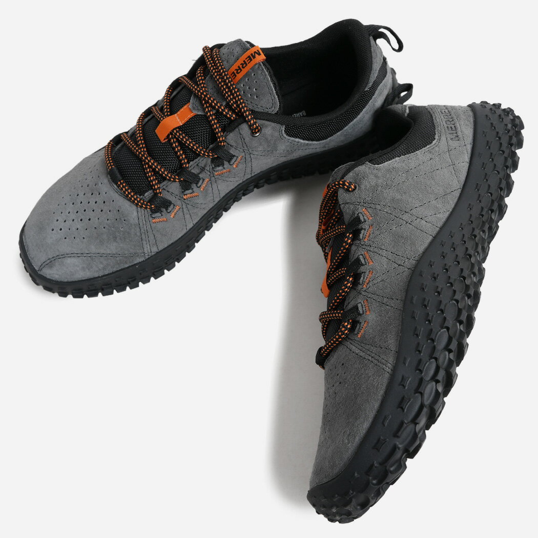 樂天商城 - MERRELL メレル M WRAPT メンズ ラプト スニーカー GRANITE ( グレー 灰色 ベアフットシューズ ハイキング アウトドア 裸足感覚 J036009 )