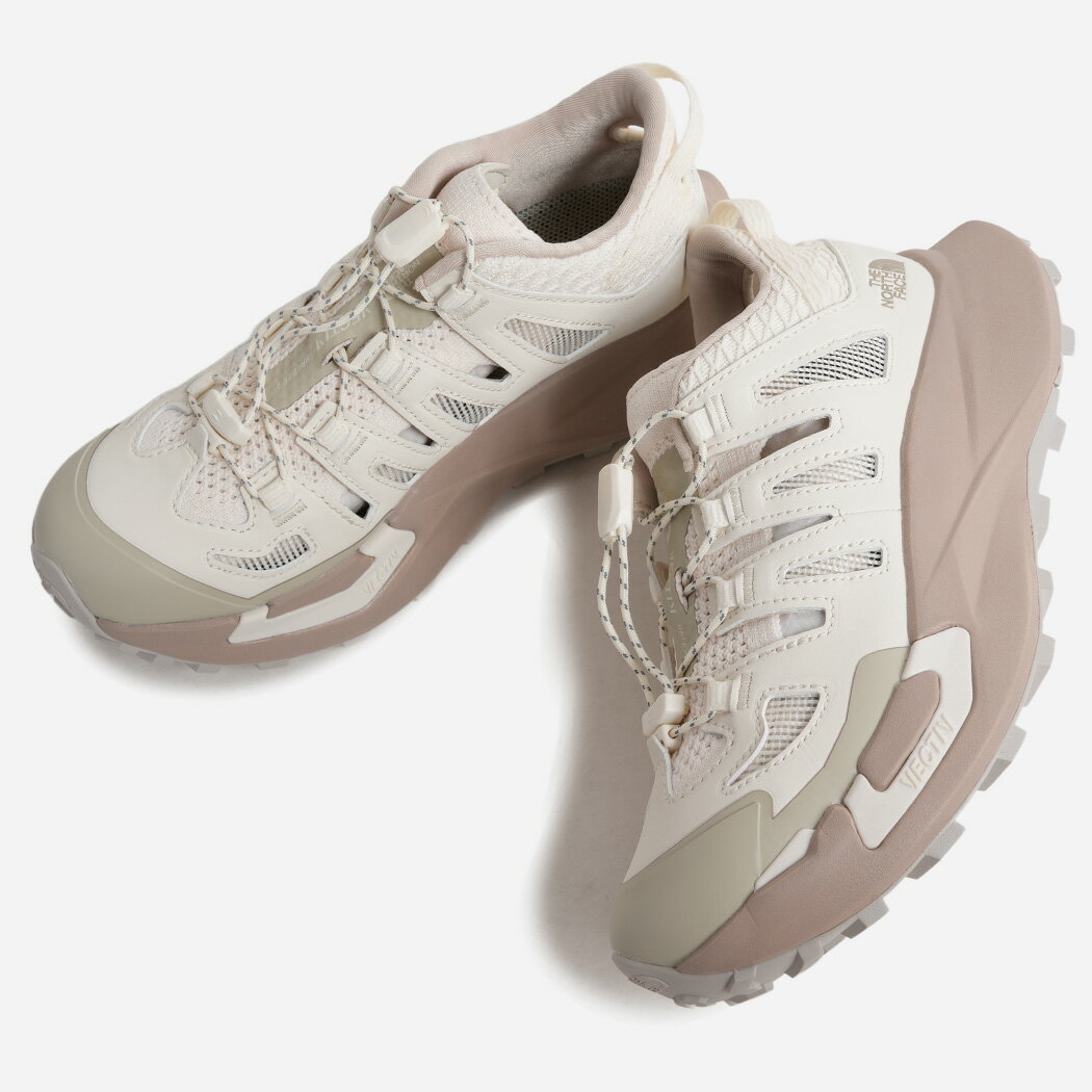 THE NORTH FACE ザ ノースフェイス ベクティブ ブリーズ 2 スニーカー VECTIV Breeze 2 GARDENIA WHITE SAND TAUPE ハンズフリー 履きやすい 軽量 ベージュ レディース ウィメンズ NF52644GS