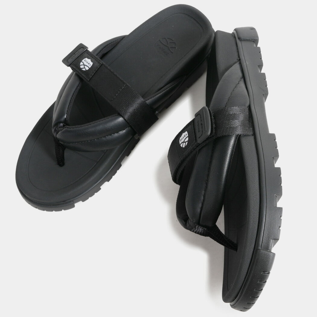 SHAKA シャカ CAMP BAY PARA BF SANDAL キャンプ ベイ パラ トング サンダル BLACK ( 黒 ブラック アウトドア ストラップ レジャー メンズ レディース ウィメンズ SK-271V3BLACK )