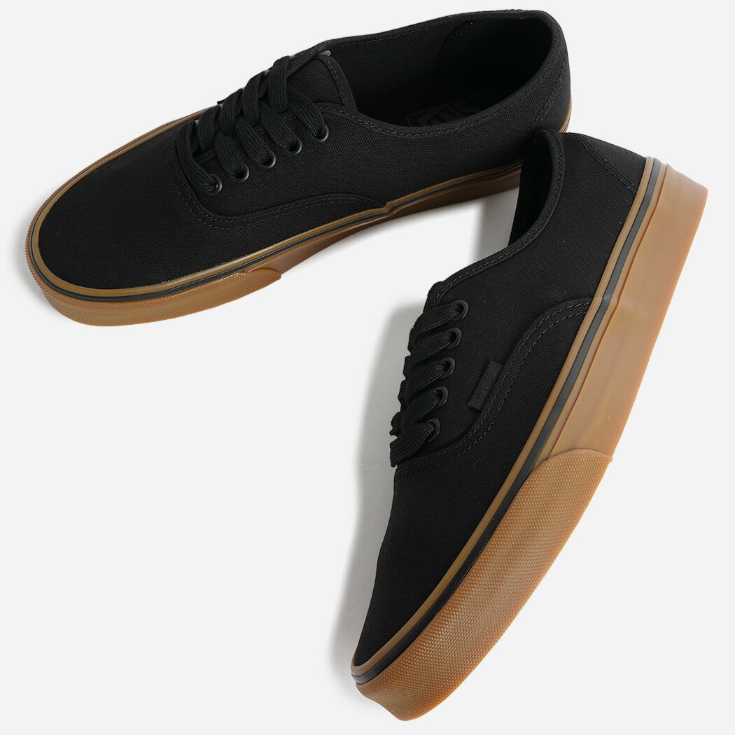 Rakuten - VANS ヴァンズ オーセンティック スニーカー AUTHENTIC BLACK GUM ( ブラック 黒 ガムソール キャンバス メンズ レディース ウィメンズ バンズ VN000EGA0I4 )