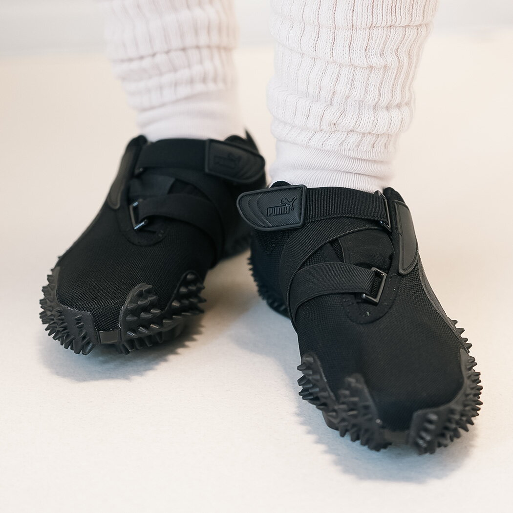 PUMA MOSTRO OG PRIME BLACK プーマ モストロ OG プライム スニーカー ブラック 黒 レディース 薄底 ウィメンズ ベルクロ スパイクソール メンズ レディース 403206-04
