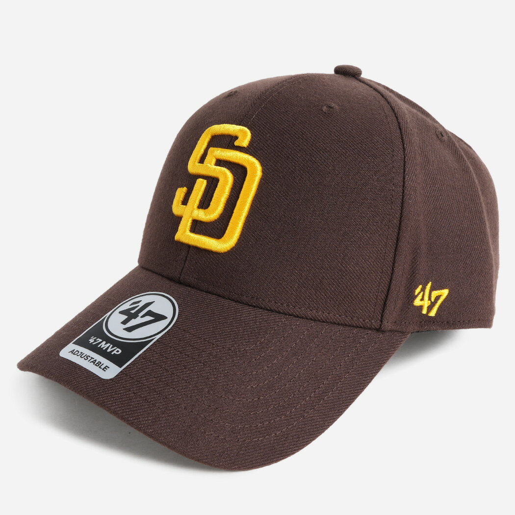 Rakuten - 47 MVP フォーティーセブン ベースボール キャップ 帽子 SAN DIEGO PADRES BROWN ( SD パドレス ブラウン 茶色 曲げつば メンズ レディース 14751274BWA )