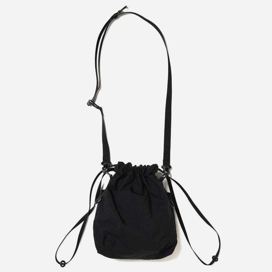 Rakuten - BAICYCLON バイシクロン BCL-114 巾着 ショルダー バッグ DRAWSTRING SHOULDER BAG BLACK ( ナイロン 斜め掛け コーデュラ CORDURA メンズ レディース bagjack 鞄 )