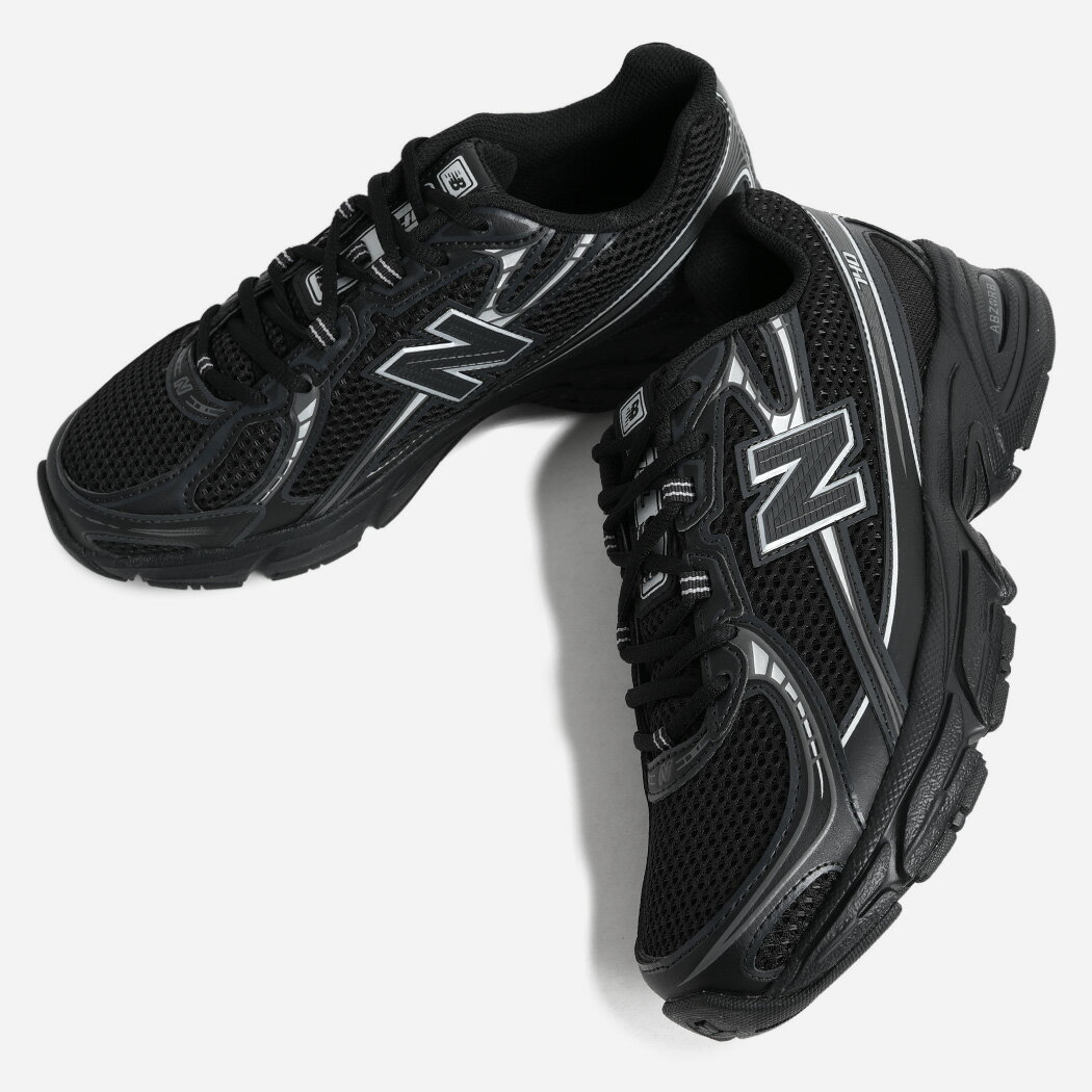 NEW BALANCE ニューバランス 740 V2 スニーカー U740BM2 BLACK ( ブラック 黒 シルバー メッシュ ランニング 530 Y2K NB メンズ レディース ウィメンズ D )