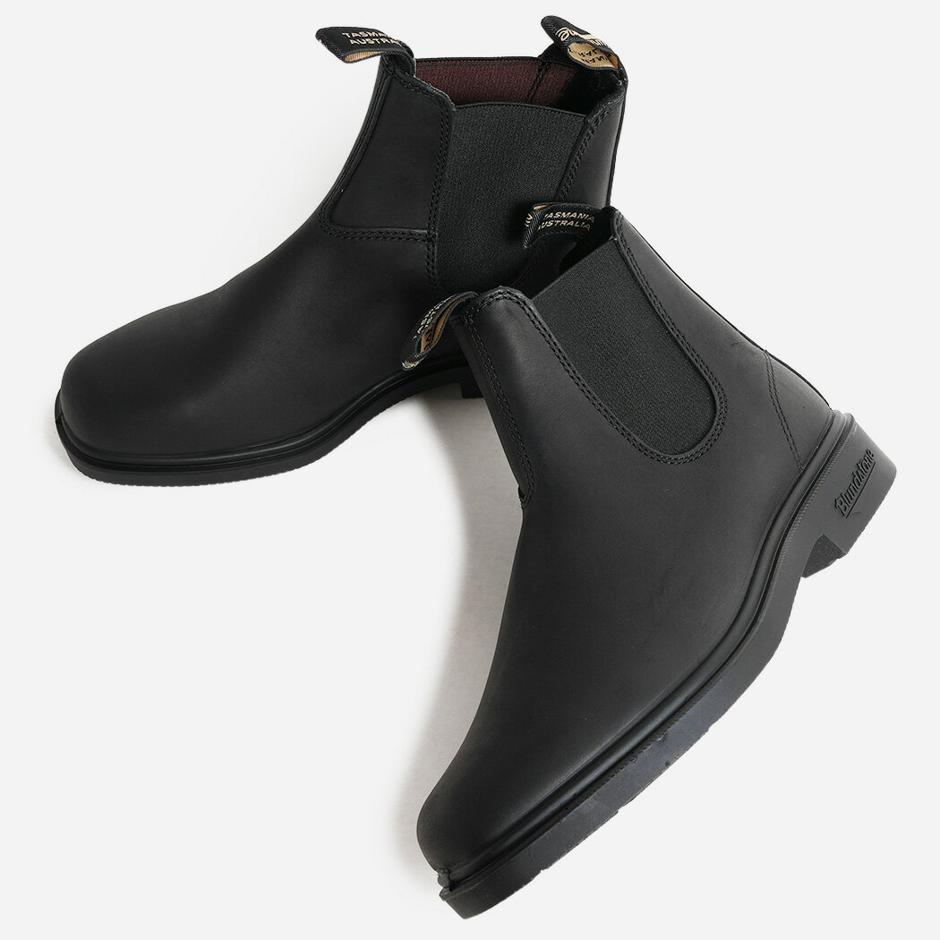 BLUNDSTONE ブランドストーン ドレス ブーツ チェルシーブーツ サイドゴアブーツ DRESS BOOTS #063 BLACK ( レザー メンズ レディース スクエアトゥ 本革 スムースレザー BS063089 )