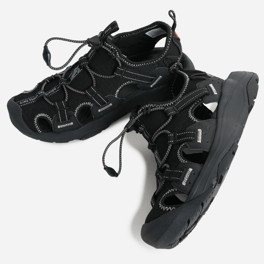Rakuten - Danner ダナー ベンド フロー サンダル BEND FLOW SANDAL BLACK ( ストラップ メッシュ 黒 ブラック アウトドア レジャー 川遊び 旅行 ドローコード スニサン スポサン メンズ D826500BLK )