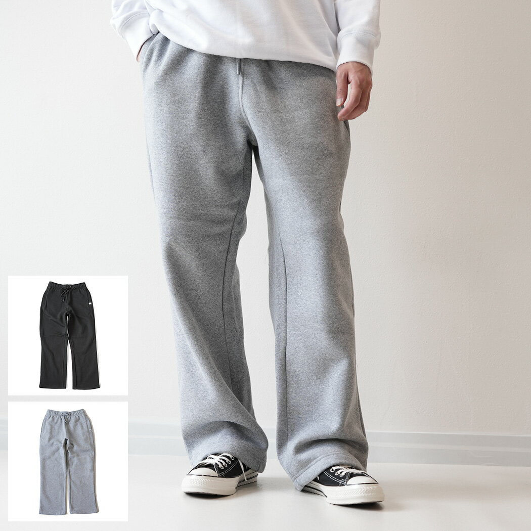PRO CLUB HEAVYWEIGHT BASIC OPEN LEG SWEAT PANTS 2COLORS プロクラブ スウェット パンツ ( USAモデル メンズ ヘビーウェイト 無地 裏起毛 厚手 ウエストゴム ズボン メンズ 32PC0401 )
