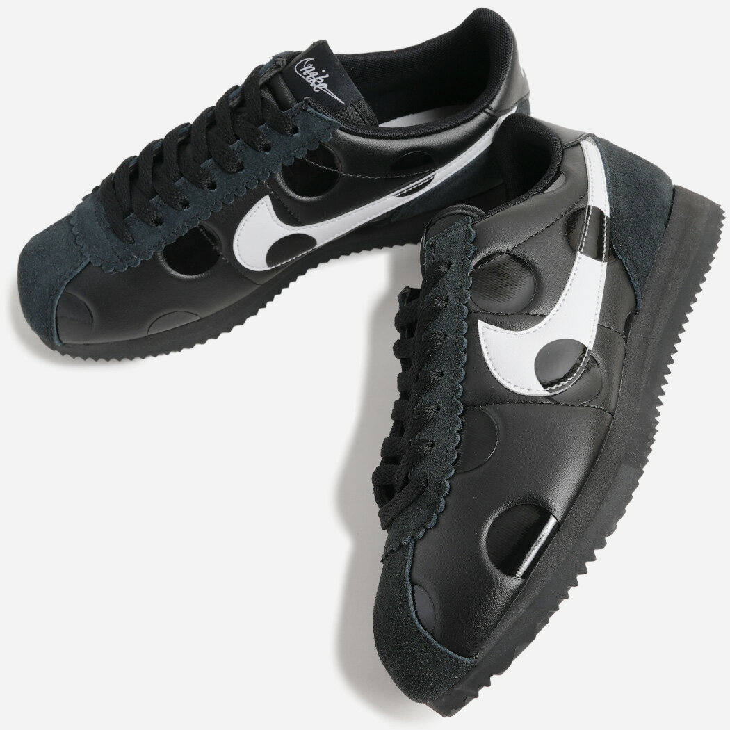 NIKE W CORTEZ POLKA DOT BLACK ナイキ ウィメンズ コルテッツ スニーカー 黒 ブラック ( ドット ポルカドット 水玉 レザー レディース IR1332-001 )