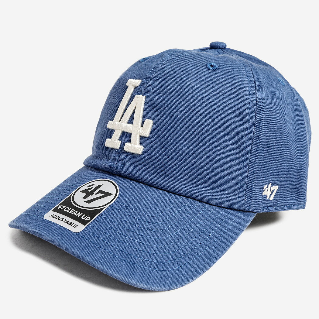 47 LA CLEAN UP LOS ANGELES DODGERS CAP TIMBER BLUE クリーンナップ ロサンゼルス ドジャース ベースボール キャップ 帽子 コットン ウォッシュ ロゴ ( ブルー 青 メンズ レディース 14751199 )