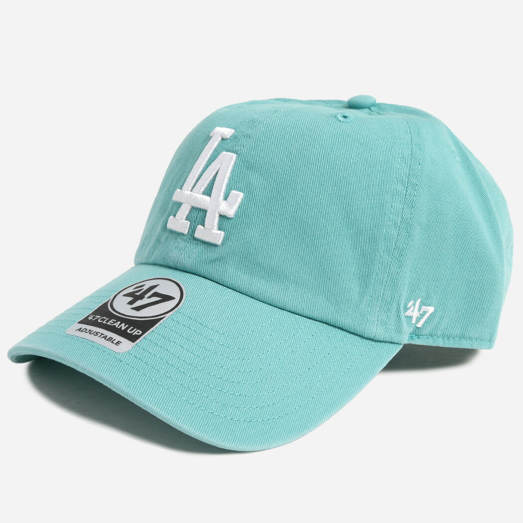 Rakuten - 47 CLEAN UP LOS ANGELES DODGERS NO LOOP LABEL CAP LAGOON BLUE クリーンナップ ノーループラベル ロサンゼルス ドジャース キャップ 帽子 ( ブルー 青 メンズ レディース )