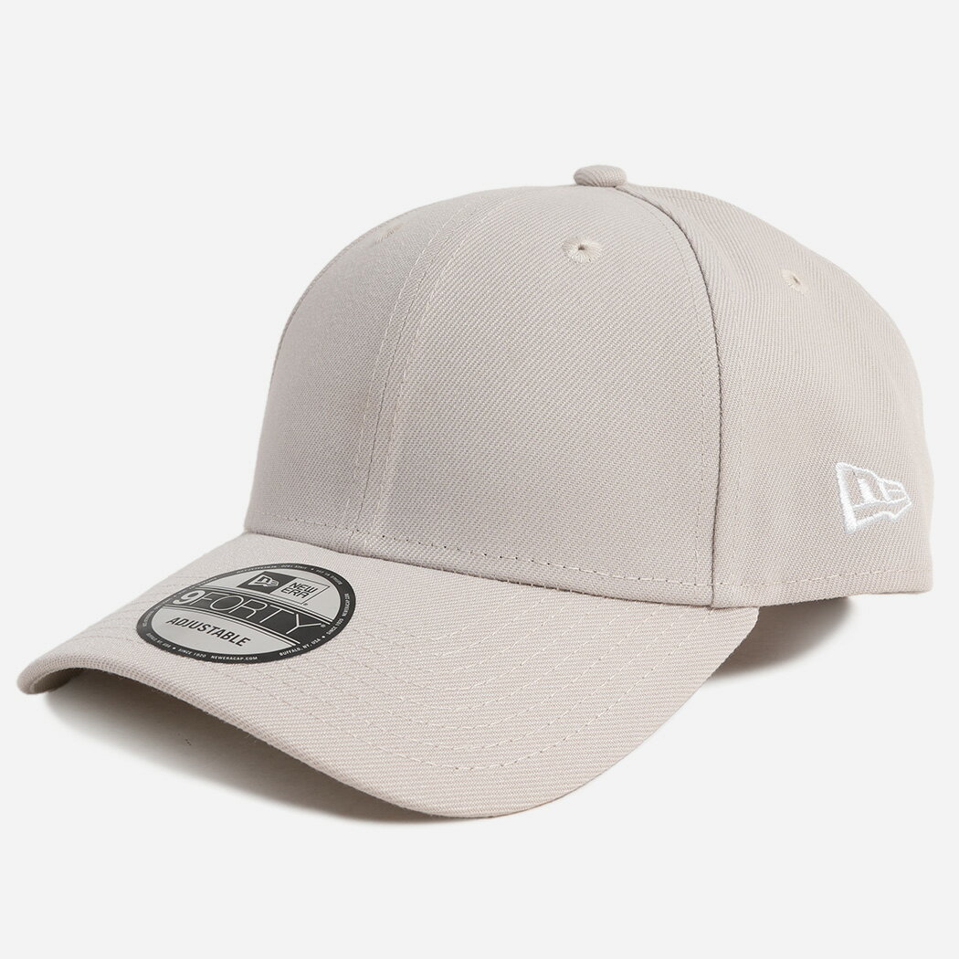 樂天商城 - NEW ERA 9FORTY BASIC CAP STONE CLOUD ニューエラ コットン ベースボール キャップ 帽子 ( 無地 サイズ調整 940 ホワイト 白 メンズ レディース ウィメンズ )