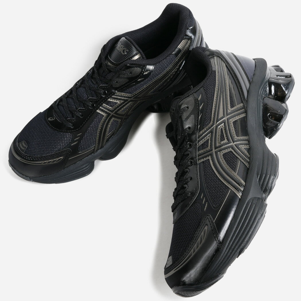 asics GEL-KINETIC FLUENT BLACK GRAPHITE GREY アシックス ゲル キネティック フルーエント スニーカー ( 黒 メンズ レディース 1203A591-003 )