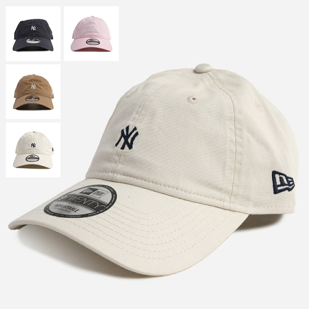 Rakuten - NEW ERA 9TWENTY WASHED COTTON CAP MINI LOGO NEW YORK YANKEES 4COLOR ニューエラ ウォッシュド ベースボール キャップ 帽子 ( ミニロゴ メンズ レディース )