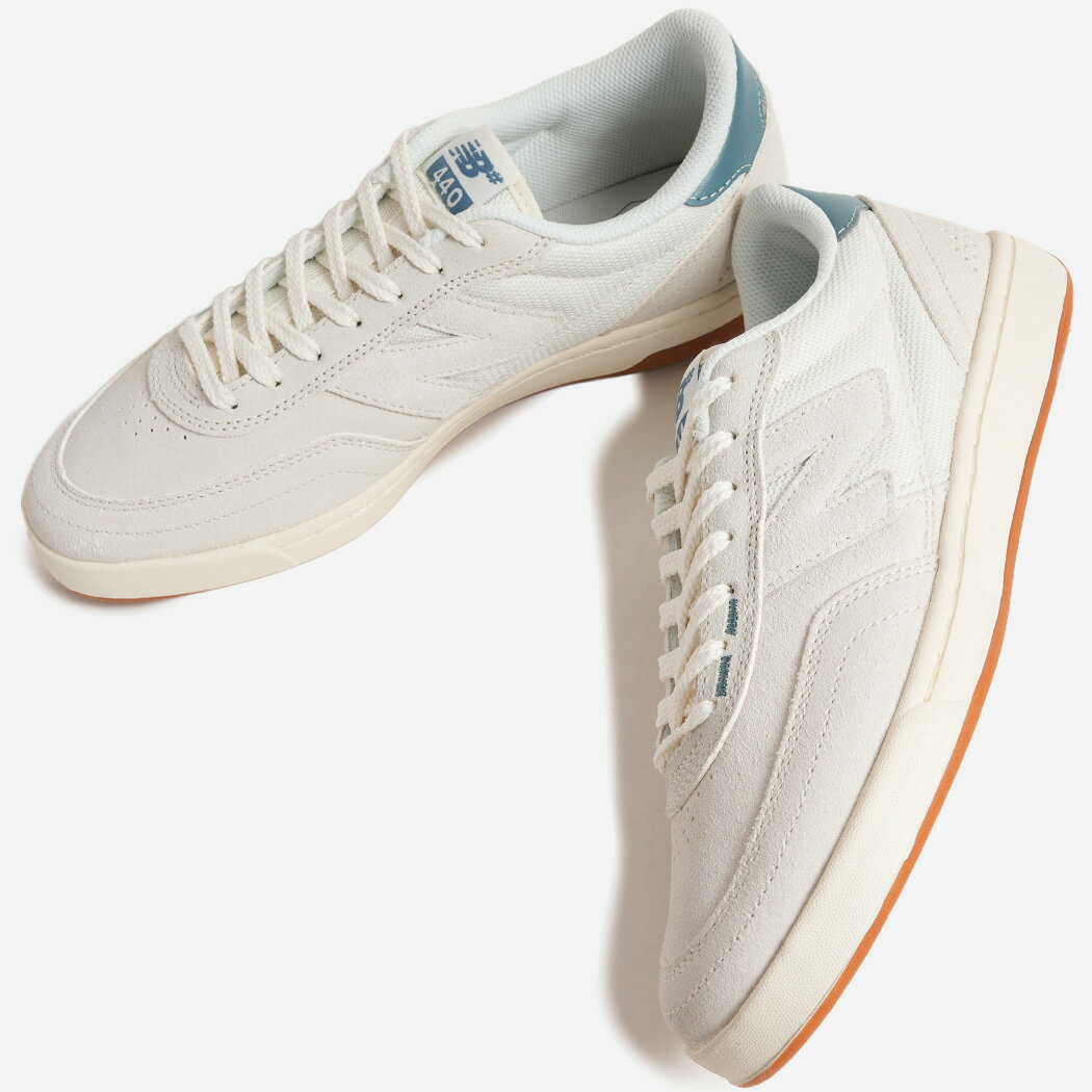 Rakuten - NEW BALANCE NUMERIC UN440NRU SEA SALT BLUE ニューバランス ヌメリック 440 スニーカー ( ガムソール ベージュ ローテク セイル グリーン 緑 SKATE スケート メンズ )